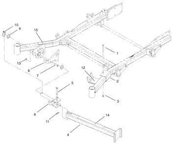 Stand Assembly Diagram and Parts List for (210000001-210999999)(2001) Toro Lawn Mower