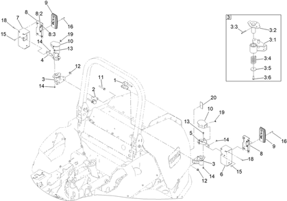 Part Location Diagram of 61-3270-03 Toro Spring-Compression