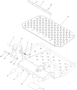 Platform Assembly No. 132-9402 Diagram and Parts List for 413000000 - 999999999 Toro Lawn Mower