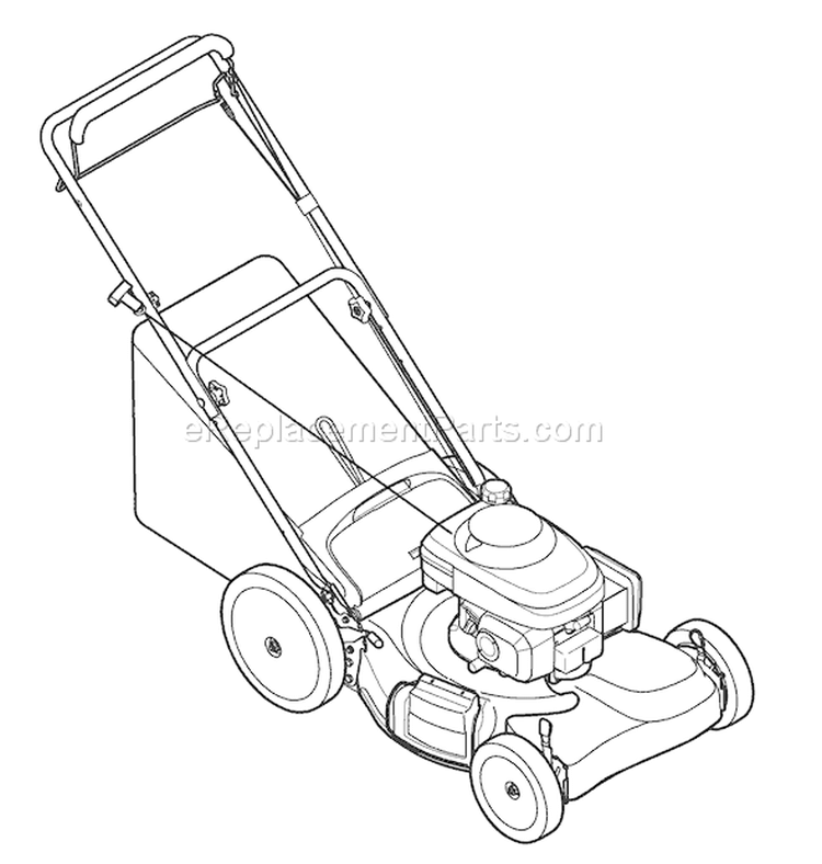 Page C Diagram and Parts List for 2009 Troy-Bilt Lawn Mower