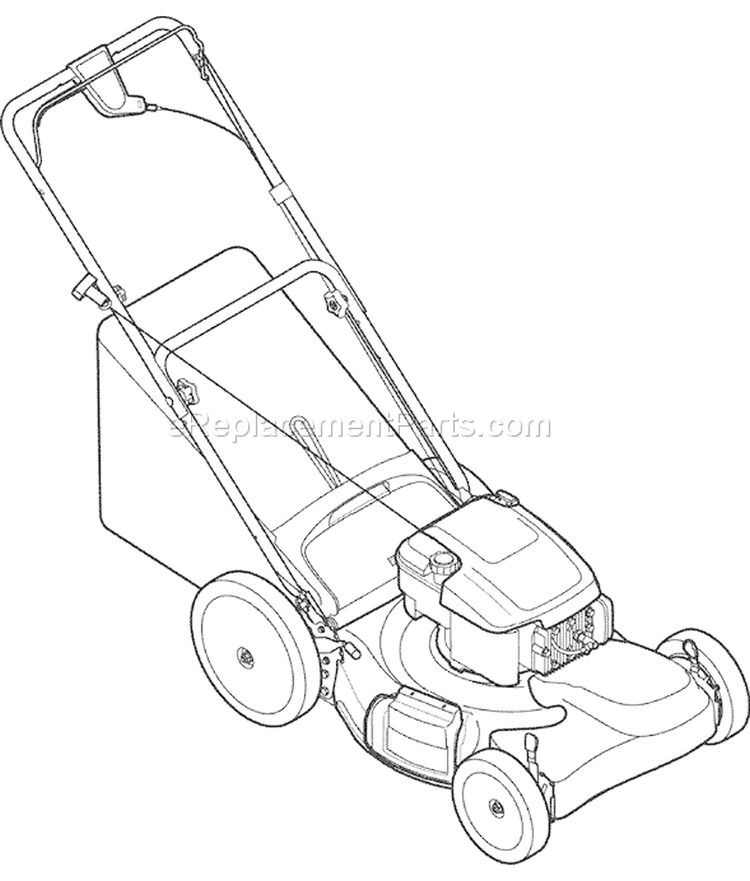 Page C Diagram and Parts List for 2007 Troy-Bilt Lawn Mower