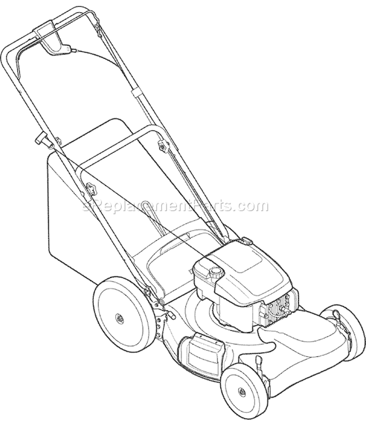 Page C Diagram and Parts List for 2007 Troy-Bilt Lawn Mower