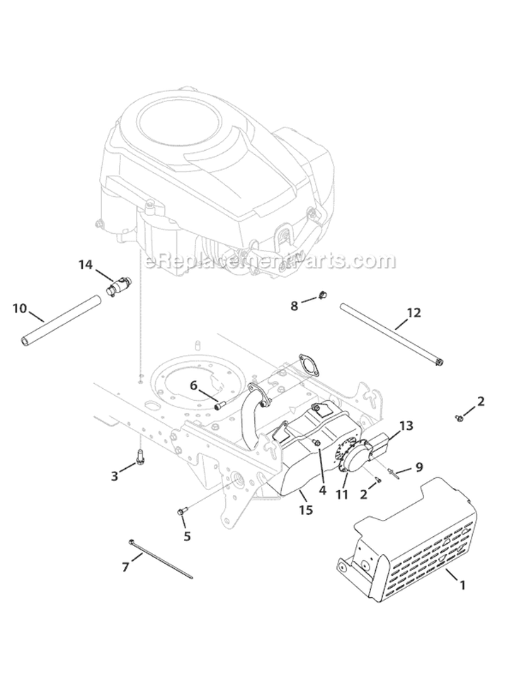 Page A Diagram and Parts List for Horse -2010 Troy-Bilt Lawn Tractor