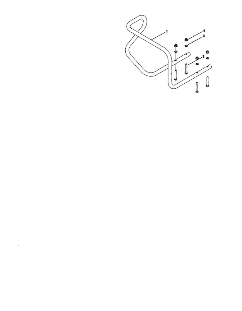 Bumper Diagram and Parts List for  Troy-Bilt Tiller