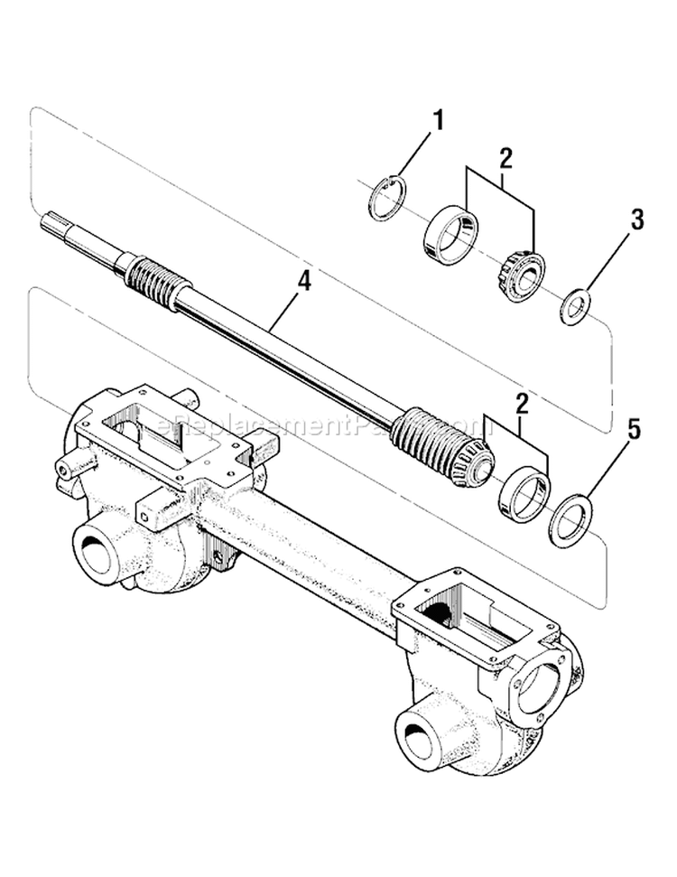 Page B Diagram and Parts List for 2007 Troy-Bilt Tiller