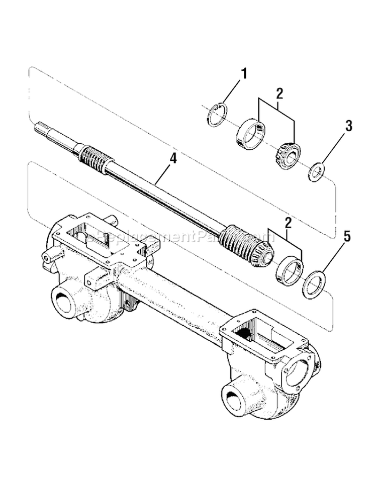 Page B Diagram and Parts List for 2006 Troy-Bilt Tiller