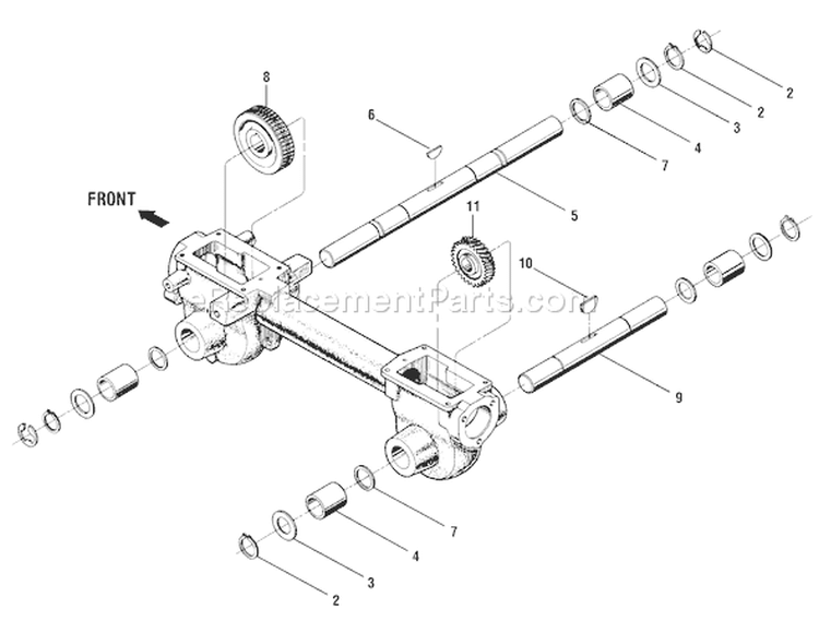 Page G Diagram and Parts List for 2006 Troy-Bilt Tiller