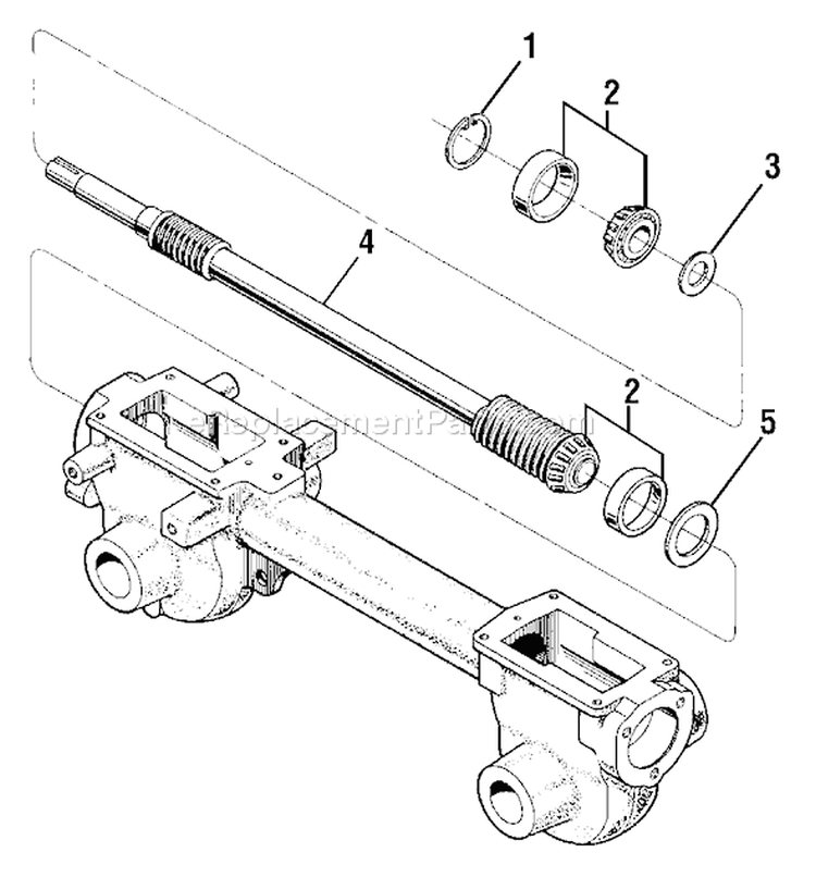 Page C Diagram and Parts List for 2005 Troy-Bilt