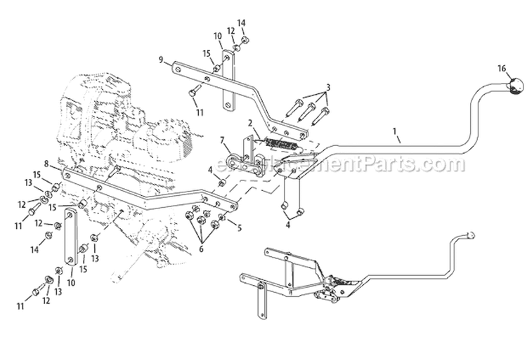 Page C Diagram and Parts List for 2009 Troy-Bilt Tiller