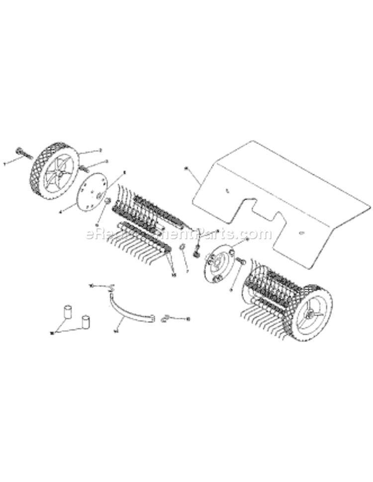 Page A Diagram and Parts List for 2005 Troy-Bilt Cultivator