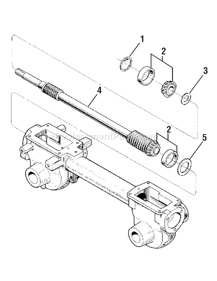 Page B Diagram and Parts List for 2006 Troy-Bilt Tiller