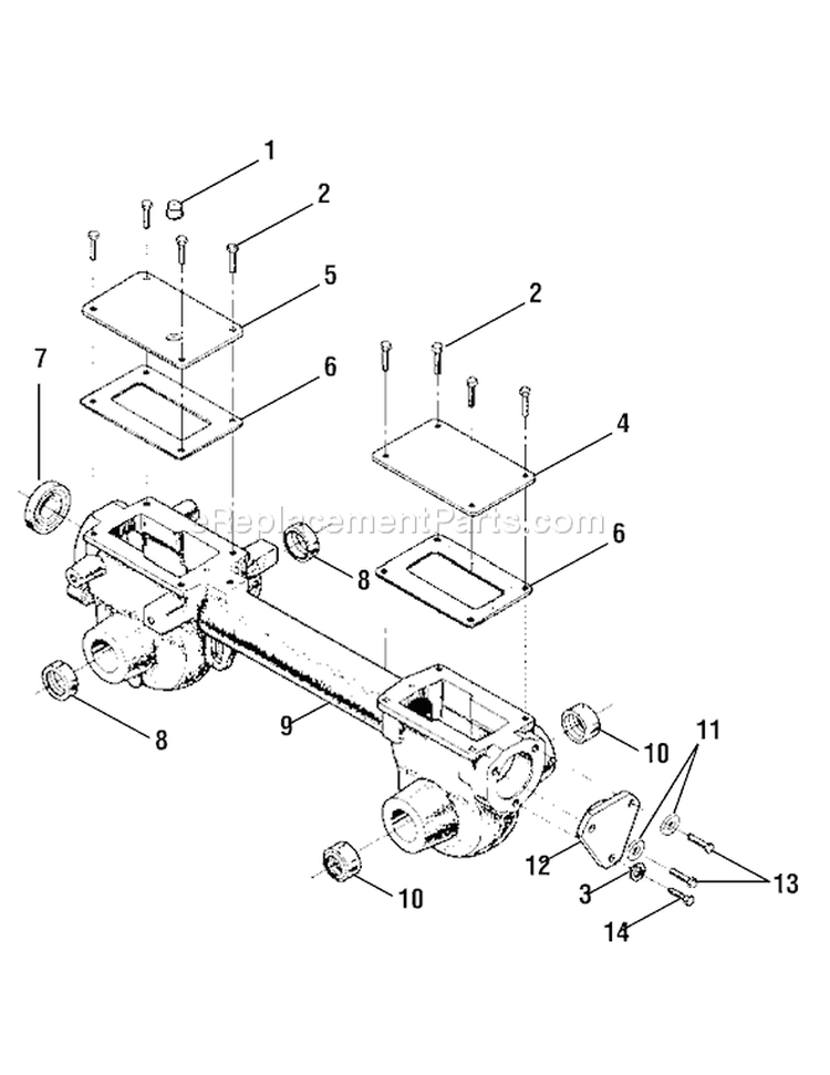 Page G Diagram and Parts List for 2006 Troy-Bilt Tiller