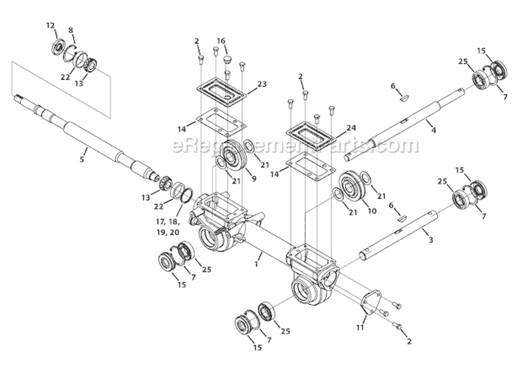 Page D Diagram and Parts List for 2011 Troy-Bilt Tiller