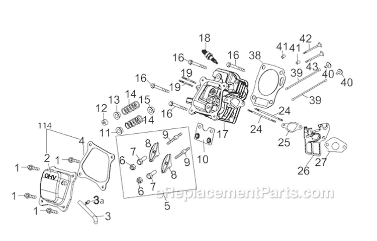 Page D Diagram and Parts List for 2011 Troy-Bilt Tiller