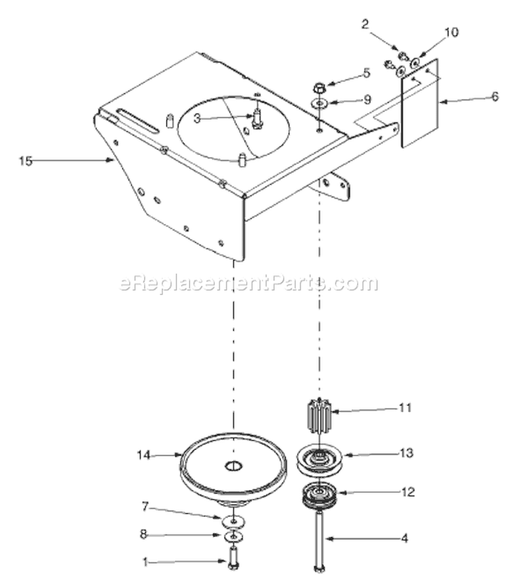 Page A Diagram and Parts List for 2003 Troy-Bilt Edger