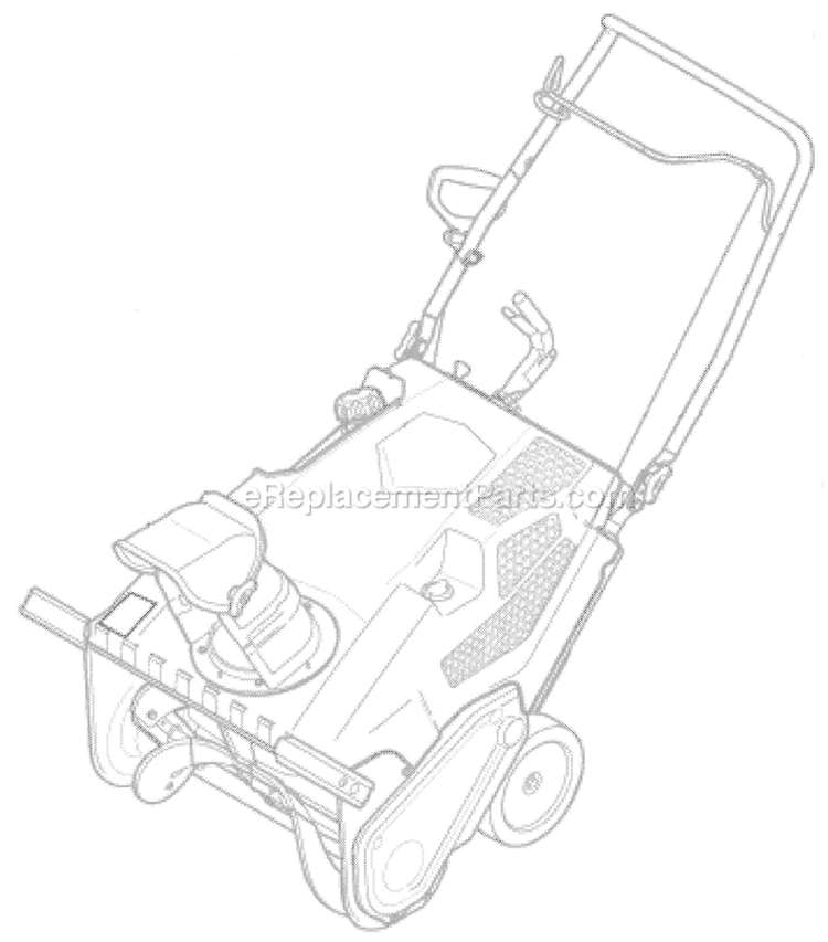 Quick Reference Squall 2100 Diagram and Parts List for 2011 Troy-Bilt Snow Blower