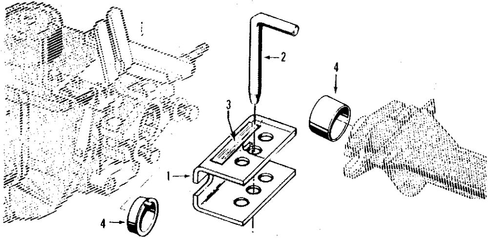 Tow Hitch Attachment Diagram and Parts List for 857037 AND UP Troy-Bilt Tiller