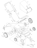 Part Location Diagram of 987-02056 Ryobi Handle Bracket Assembly - Right Hand