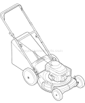 Page B Diagram and Parts List for 2007 Troy-Bilt Lawn Mower