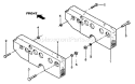 Page A Diagram and Parts List for  Troy-Bilt Lawn Tractor Accessories
