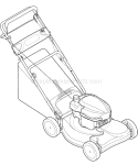 Page B Diagram and Parts List for 2007 Troy-Bilt Lawn Mower
