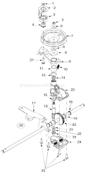 Page B Diagram and Parts List for 2003 Troy-Bilt Lawn Mower