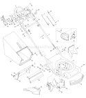 Page B Diagram and Parts List for 2008 Troy-Bilt Lawn Mower