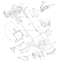 Page B Diagram and Parts List for 2008 Troy-Bilt Lawn Mower
