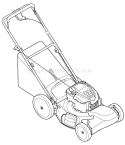 Page D Diagram and Parts List for 2008 Troy-Bilt Lawn Mower