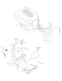 Part Location Diagram of 783-05327B-0637 Husky Left Support Pivot Bracket
