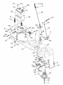 Page F Diagram and Parts List for  Troy-Bilt Lawn Tractor