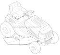 Page I Diagram and Parts List for Horse -2010 Troy-Bilt Lawn Tractor