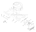 Page B Diagram and Parts List for Pony -2010 Troy-Bilt Lawn Tractor