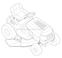 Page I Diagram and Parts List for Pony -2010 Troy-Bilt Lawn Tractor