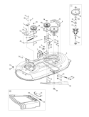 Page G Diagram and Parts List for Pony -2011 Troy-Bilt Lawn Tractor