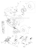 Page A Diagram and Parts List for Bronco -2010 Troy-Bilt Lawn Tractor