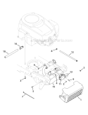 Page B Diagram and Parts List for Bronco -2010 Troy-Bilt Lawn Tractor