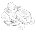 Page I Diagram and Parts List for Bronco -2010 Troy-Bilt Lawn Tractor