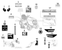 Page F Diagram and Parts List for Bronco -2011 Troy-Bilt Lawn Tractor