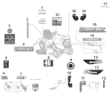 Page D Diagram and Parts List for Horse -2010 Troy-Bilt Lawn Tractor