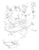 Page E Diagram and Parts List for Horse -2010 Troy-Bilt Lawn Tractor