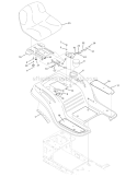 Page F Diagram and Parts List for Horse -2010 Troy-Bilt Lawn Tractor