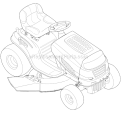 Page I Diagram and Parts List for Horse -2010 Troy-Bilt Lawn Tractor