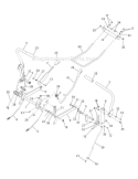 Operators Controls Diagram and Parts List for 2008 Troy-Bilt Lawn Tractor