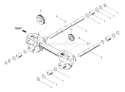 Page H Diagram and Parts List for 2005 Troy-Bilt Tiller