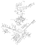 Page J Diagram and Parts List for 2012 Troy-Bilt Tiller