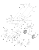 Page B Diagram and Parts List for TB144 -2009 Troy-Bilt Tiller