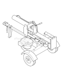 Page C Diagram and Parts List for LS27 2008 Troy-Bilt Log Splitter
