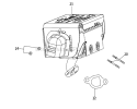 Drive System / Auger Assembly Diagram and Parts List for 2011 Troy-Bilt Snow Blower