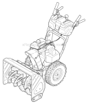 Quick Reference Diagram and Parts List for 2007 Troy-Bilt Snow Blower